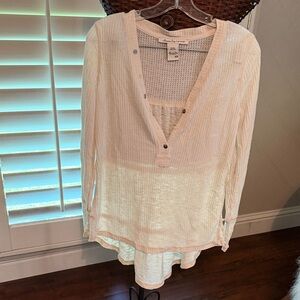 American Rag Cream Button Down Shirt